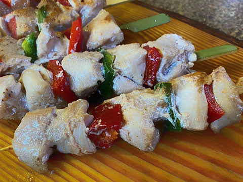 Brochetas de Pollo
