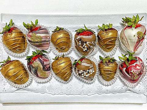 Frutillas bañadas en chocolate